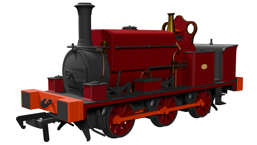 Manning Wardle L Class - Plain Red - Rapido Trains - 960008