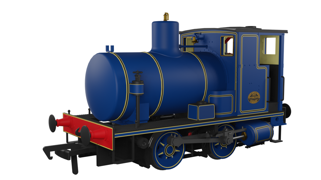 Andrew Barclay Fireless 0-4-0 - Lined Caledonian Blue - Rapido Trains - 965002
