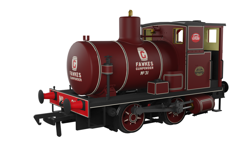 Andrew Barclay Fireless 0-4-0 - G Fawkes - Rapido Trains - 965011