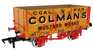 Colmans Mustard (7-plank, side and end doors) - Rapido Trains - 967249