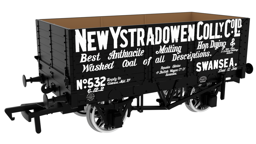 New Ystradowen Colly. Co. Ld. (7-plank, side and end doors) - Rapido Trains - 967251