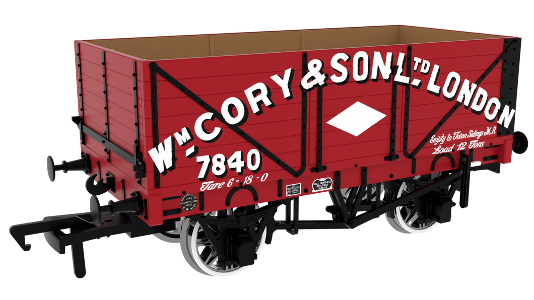 Wm Cory & Son (7-plank, side and end doors) - Rapido Trains - 967252