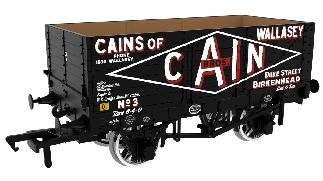 Cain Bros. (7-plank, side and end doors) - Rapido Trains - 967256