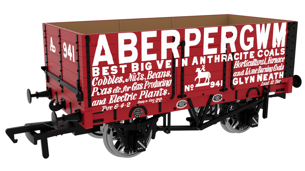 Aberpergwm (7-plank, side and end doors) - Rapido Trains - 967257