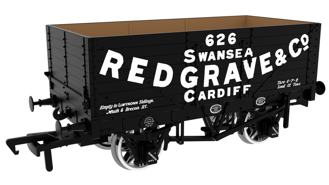 Redgrave & Co. (7-plank, side and end doors) - Rapido Trains - 967258