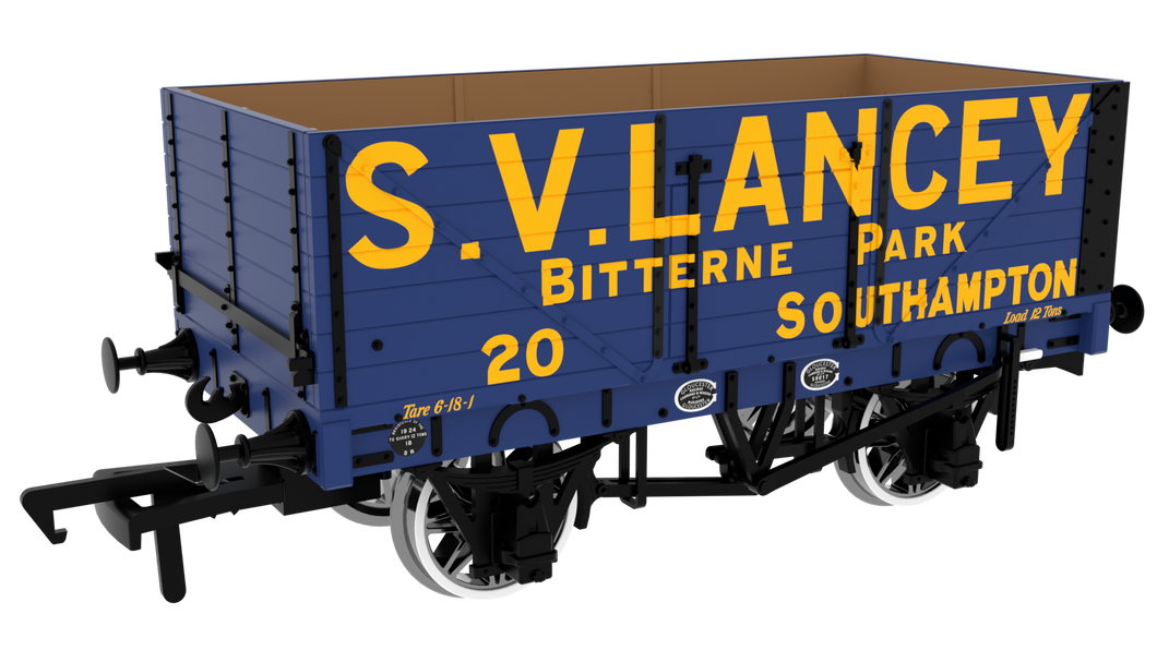 S.V. Lancey (7-plank, side and end doors) - Rapido Trains - 967259