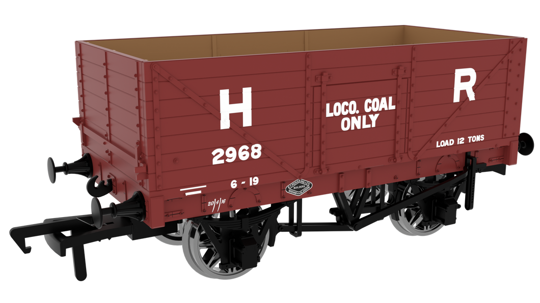Highland Railway Loco Coal (7-plank, side and end doors) - Rapido Trains - 967263