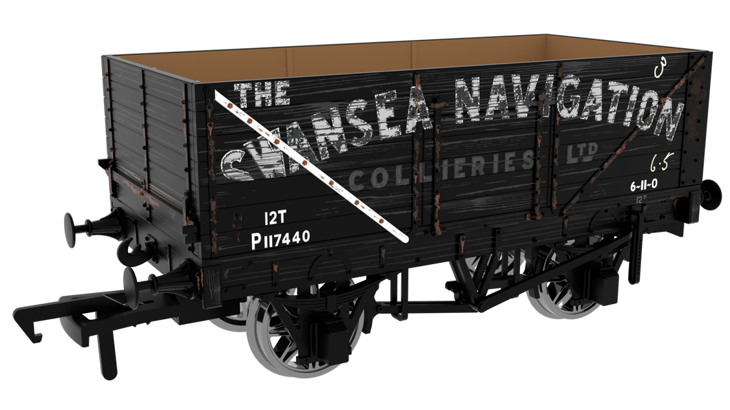 BR (ex-Swansea Navigation) (7-plank, side and end doors) - Rapido Trains - 967264
