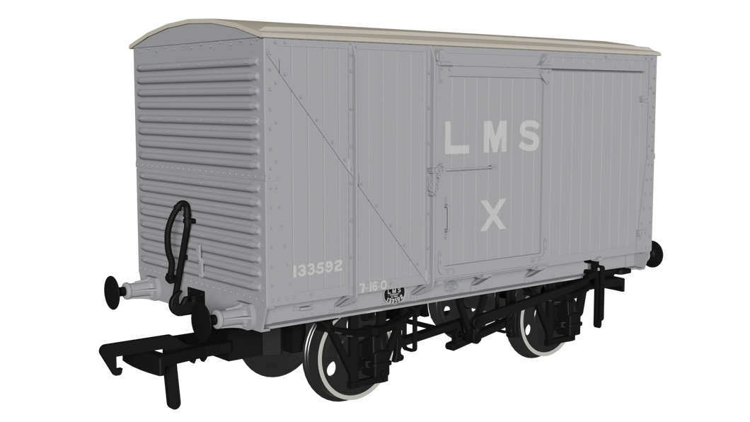 LMS D1663 Van - LMS (pre-36) No.133592 - Rapido Trains - 970003