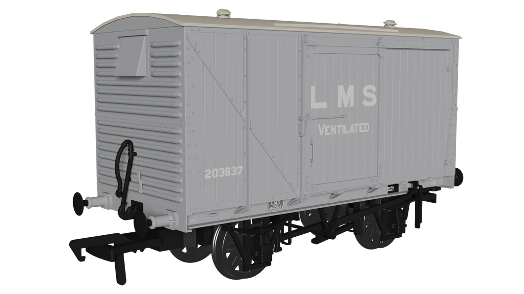 LMS D1832A Van - LMS (pre-36) No.203837 - Rapido Trains - 970103
