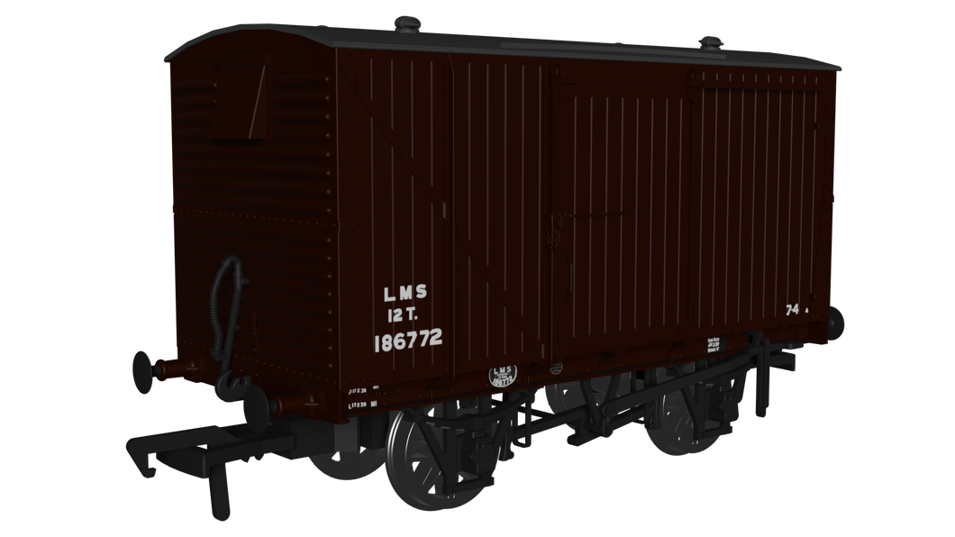 LMS D1832A Van - LMS (post-36) No.186772 - Rapido Trains - 970105