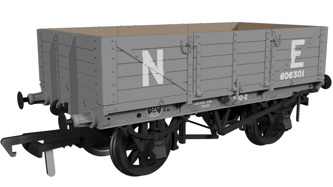 GER Dia.17 5-plank - LNER (pre-36) No.606301 - Rapido Trains - 972010