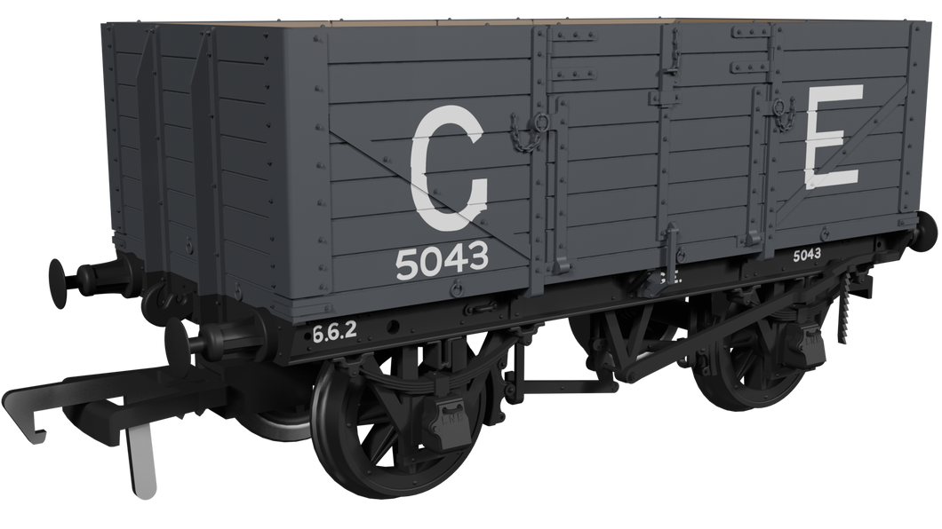 GER Dia.48 7-plank - GER (As Preserved) No.5043 - Rapido Trains - 973010
