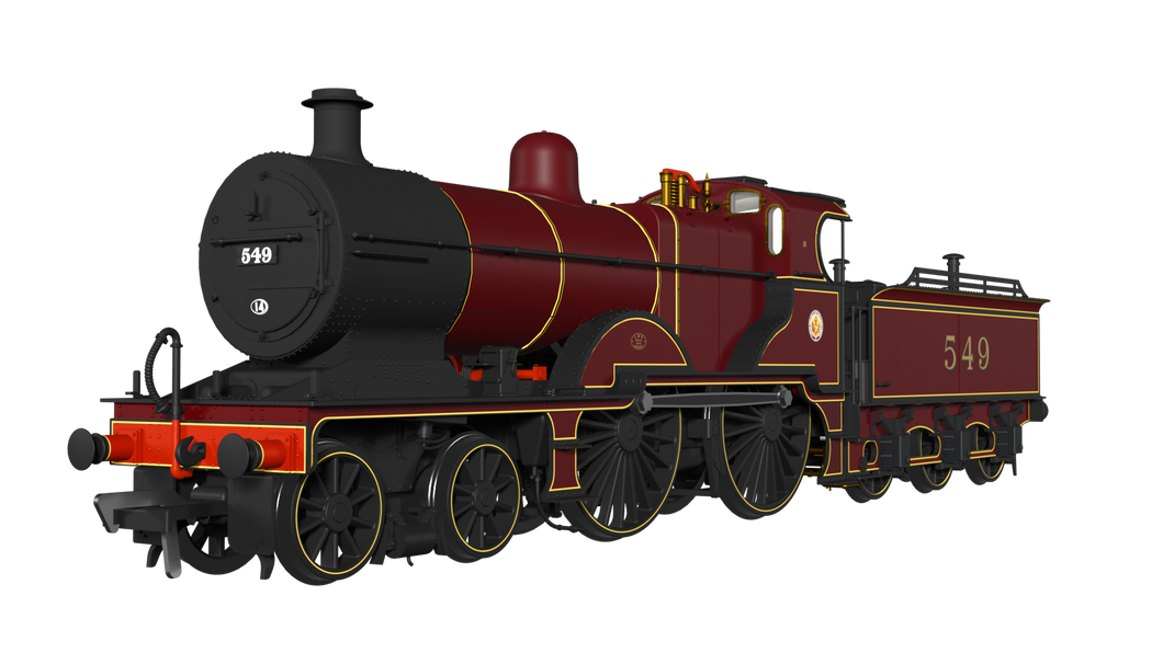 MR 483 No.549 LMS Crimson (cabside roundel) - Rapido Trains - 974006