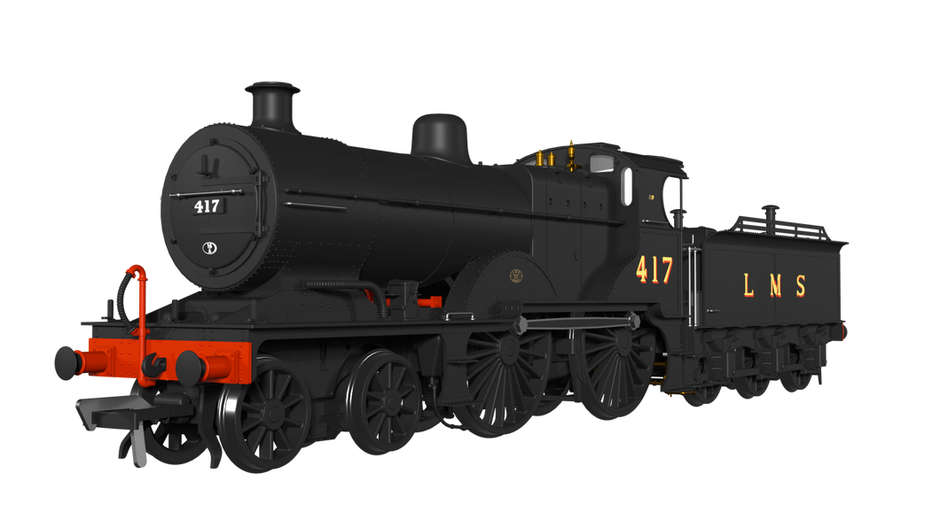 MR 483 No.417 LMS Wartime Unlined Black - Rapido Trains - 974008