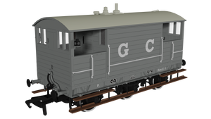 GCR 15T 6w Brake - GC Grey No.9515 - Rapido Trains - 975003