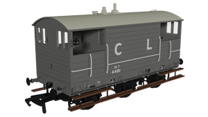GCR 15T 6w Brake - CLC (Late) Grey No.4481 - Rapido Trains - 975005