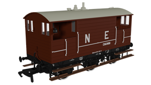 GCR 15T 6w Brake - LNER Bauxite pre-1936 No.136988 - Rapido Trains - 975006