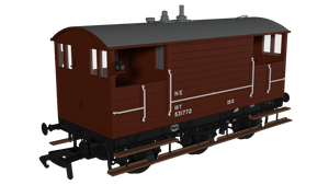 GCR 15T 6w Brake - LNER Bauxite post-1936 No.531772 - Rapido Trains - 975008