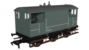 GCR 15T 6w Brake - BR Grey No.E531773 - Rapido Trains - 975014