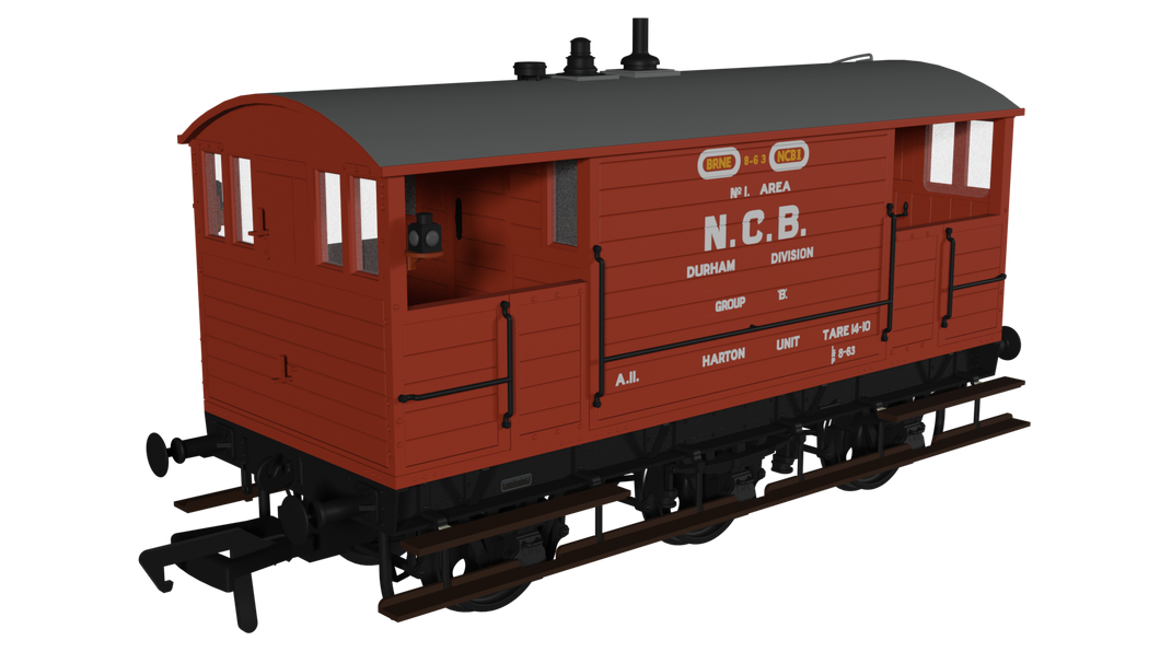GCR 15T 6w Brake - NCB Durham Division Harton Unit - Rapido Trains - 975016