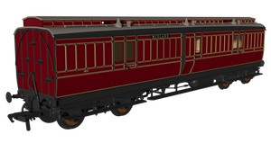 MR Evolution Non-Corridor Full Brake No.180 - Rapido Trains - 978040
