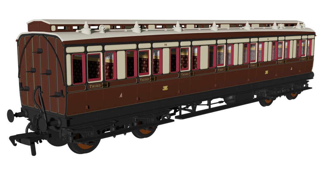 GWR (pre-1904) ‘Evolution’ Non-Corridor Composite No.56 - Rapido Trains - 978134