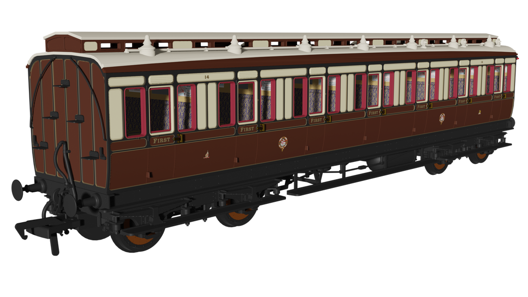 GWR (pre-1904) ‘Evolution’ Non-Corridor First No.14 - Rapido Trains - 978135