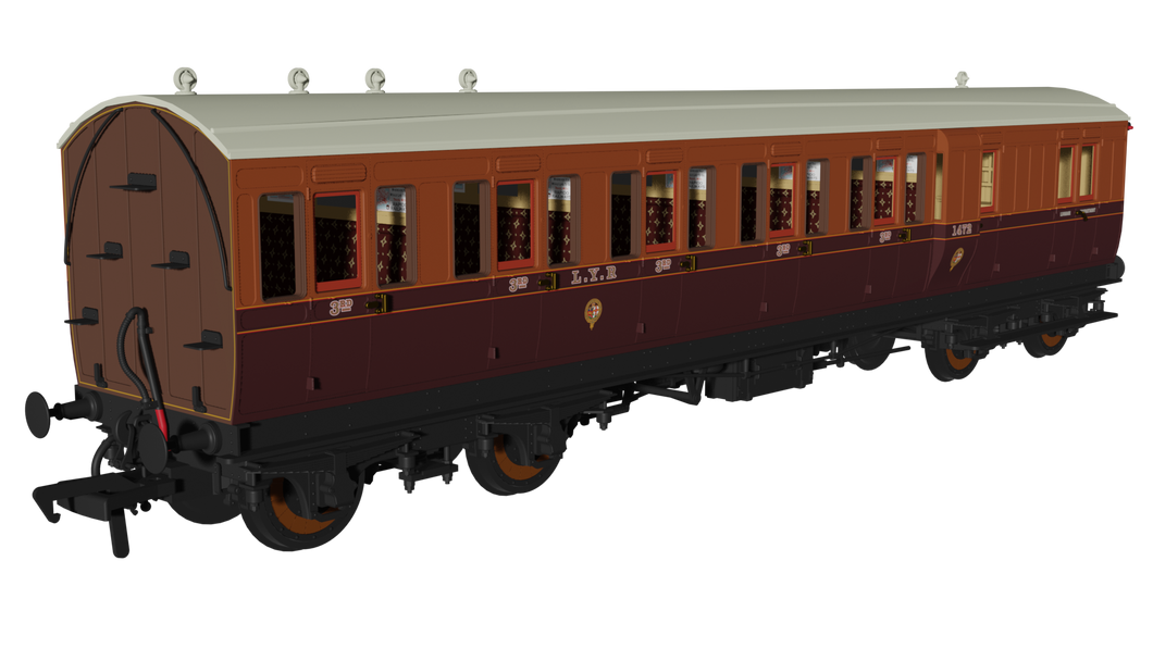 L&Y ‘Evolution’ Non-Corridor Carriage Pack - Rapido Trains - 978137