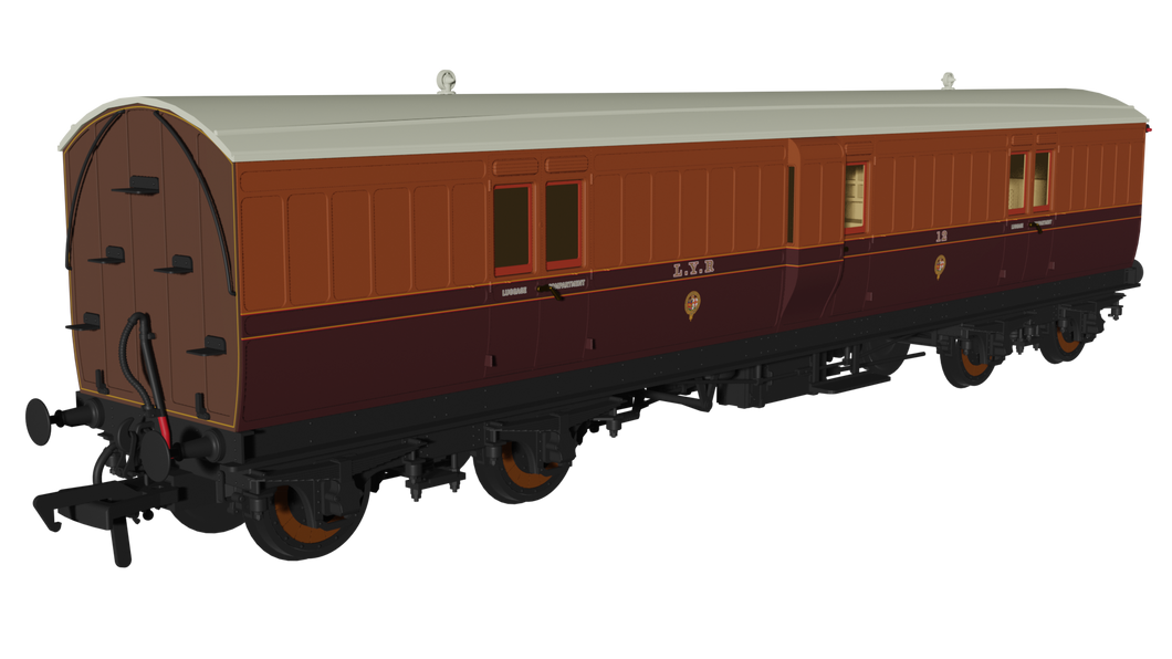 L&Y ‘Evolution’ Non-Corridor Full Brake No.12 - Rapido Trains - 978142