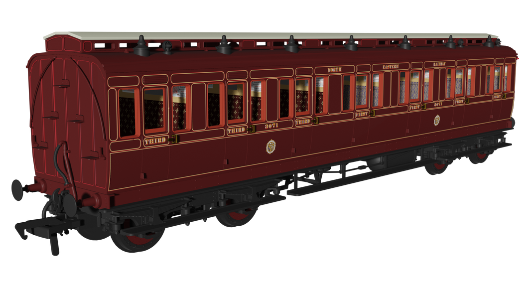 NER ‘Evolution’ Non-Corridor Composite No.3071 - Rapido Trains - 978152