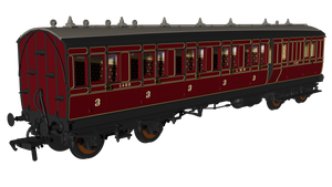 LMS Period 1 ‘Evolution’ Non-Corridor Brake Third No.1465 - Rapido Trains - 978156
