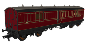 LMS Period 1 ‘Evolution’ Non-Corridor Full Brake No.635 - Rapido Trains - 978160