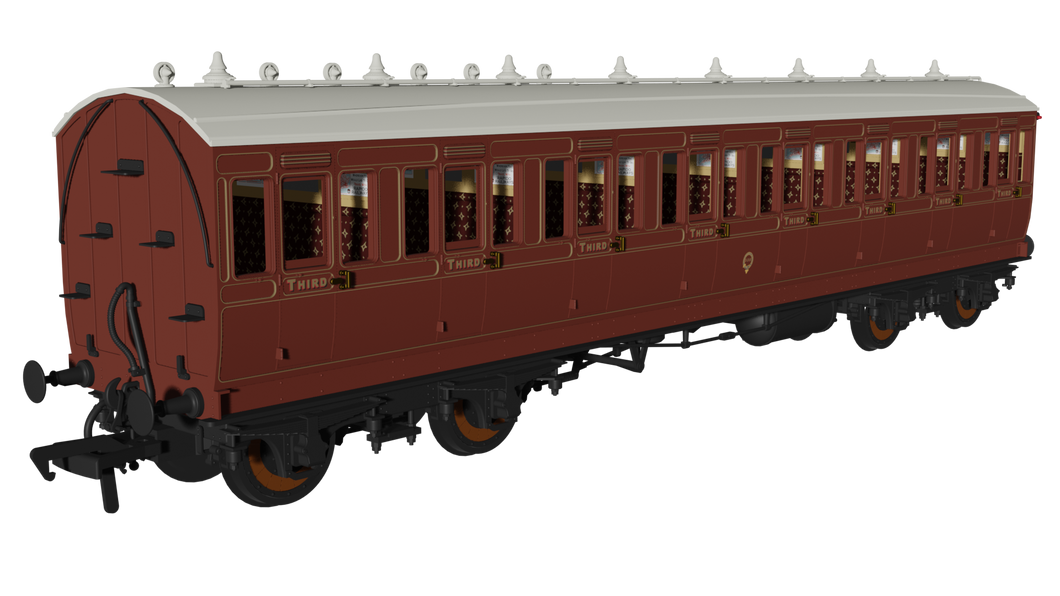 LBSC Mahogany 'Evolution' Non-Corridor Third No.538 - Rapido Trains - 978203