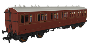 LBSC Mahogany 'Evolution' Non-Corridor Composite No.264 - Rapido Trains - 978204