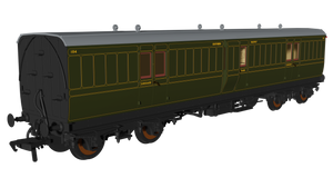 SR Olive 'Evolution' Non-Corridor Full Brake No.104 - Rapido Trains - 978218