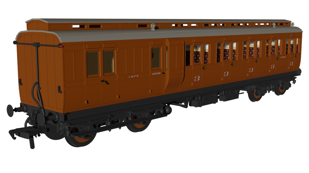 LNER 'Evolution' Non-Corridor Carriage Brake Third No.51799 - Rapido Trains - 978220