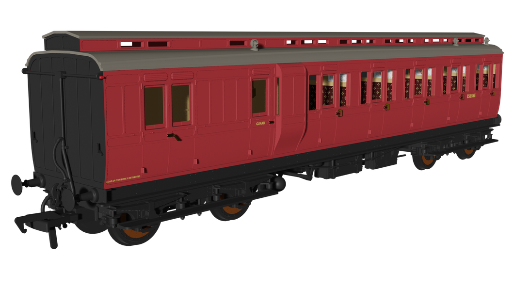 BR Crimson 'Evolution' Non-Corridor Carriage Brake Third No.E51854E - Rapido Trains - 978226