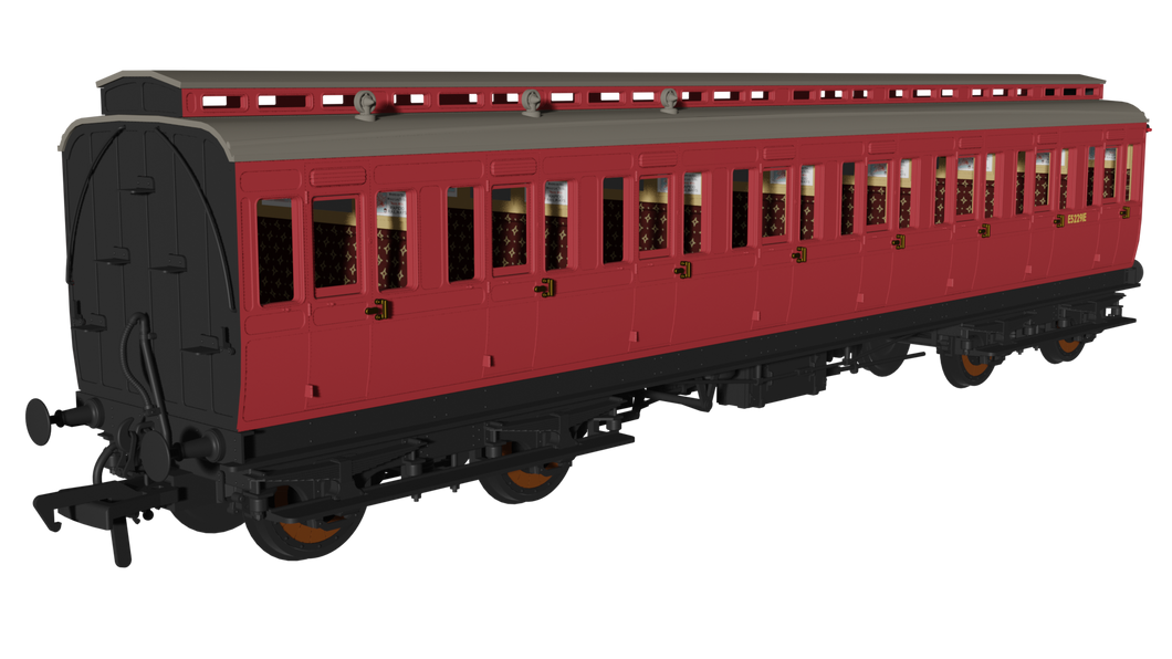 BR Crimson 'Evolution' Non-Corridor Third No.E52291E - Rapido Trains - 978227