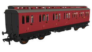 BR Crimson 'Evolution' Non-Corridor Composite No.E51380E - Rapido Trains - 978228