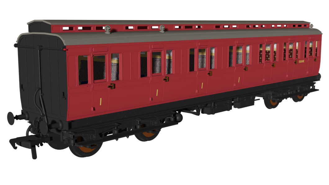 BR Crimson 'Evolution' Non-Corridor Composite No.E51380E - Rapido Trains - 978228