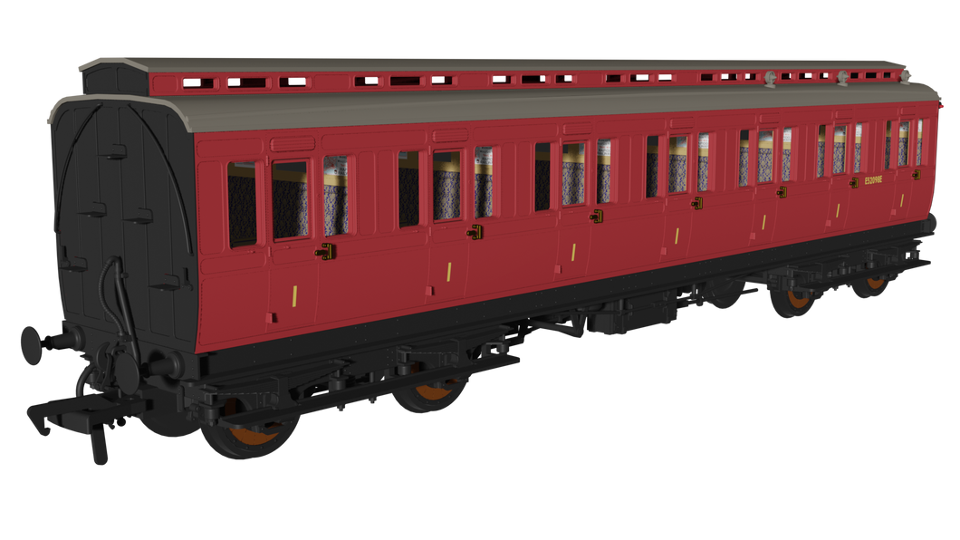 BR Crimson 'Evolution' Non-Corridor First No.E52098E - Rapido Trains - 978229