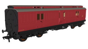 BR Crimson 'Evolution' Non-Corridor Full Brake No.E51065E - Rapido Trains - 978230