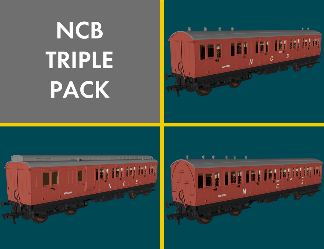NCB 'Evolution' Non-Corridor Carriage Pack - Rapido Trains - 978237