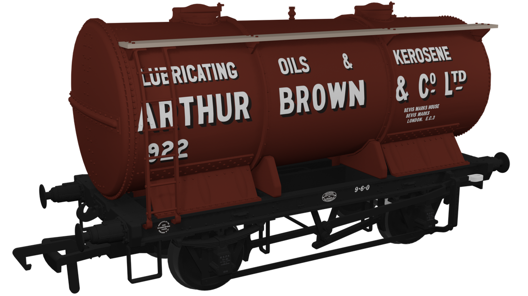 Ammonium Nitrate / Chemical Tank Wagon - Arthur Brown and Co Ltd No.922 - Rapido Trains - 981003