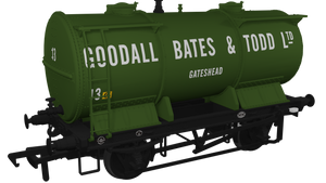 Ammonium Nitrate / Chemical Tank Wagon - Goodall, Bates & Todd No.13 - Rapido Trains - 981012