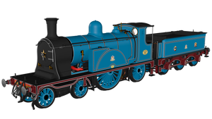 Caledonian Single No.123 - CR Blue Railtour Condition No.123 - Rapido Trains - 982001