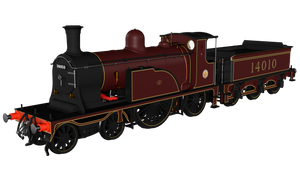 Caledonian Single No.123 - LMS Lined Red No.14010 - Rapido Trains - 982002