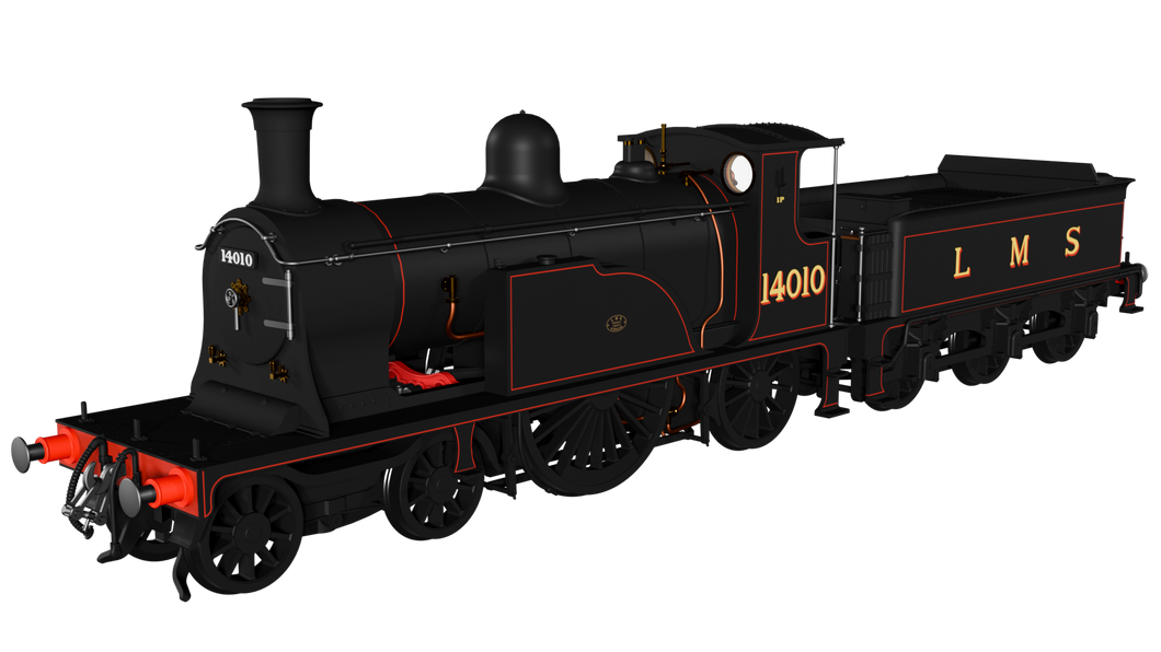 Caledonian Single No.123 - LMS Lined Black No.14010 - Rapido Trains - 982003