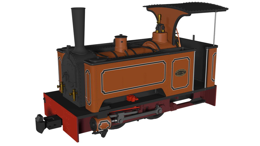 Kerr Stuart Sirdar - Lined Burnt Orange - Rapido Trains - 986005